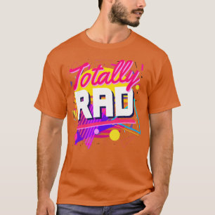 Totally Rad 80s Shapes Geometric Style Awesome Vin T-Shirt