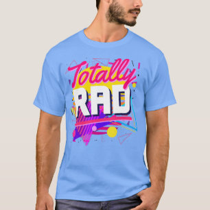 Totally Rad 80s Shapes Geometric Style Awesome Vin T-Shirt