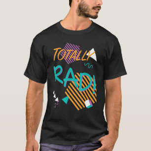 Totally Rad Costume Party Idea 80s 90s Trend Graph T-Shirt