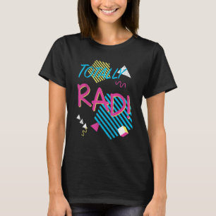 Totally Rad Costume Party Idea 80s 90s Trend Graph T-Shirt