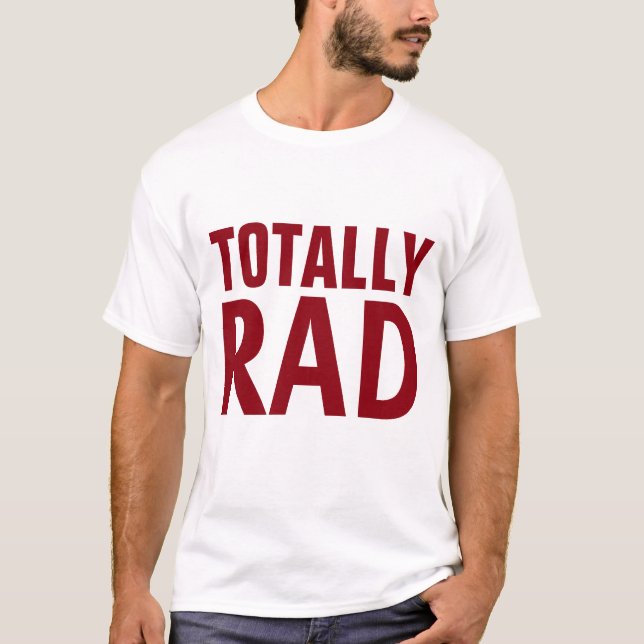totally rad father gift for dad shirt design (Front)
