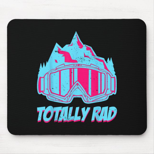 Totally Rad  Mouse Mat (Front)