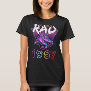 Totally Rad since 1967 80's 55th Birthday Roller S T-Shirt