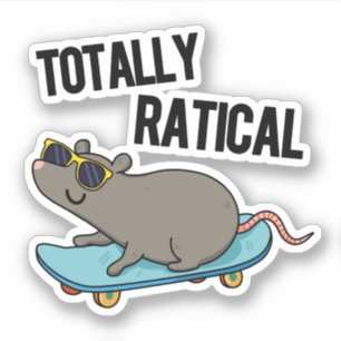 Totally Ratical Funny Rat Pun 
