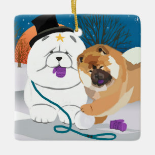 TOTALLY S-MITTEN Chow ornament