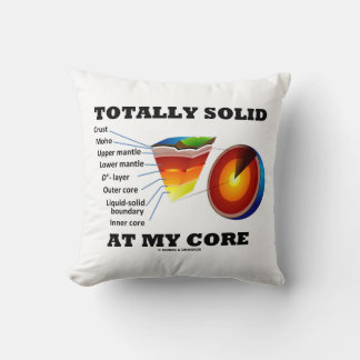 Totally Solid At My Core (Layers Of The Earth) Cushion