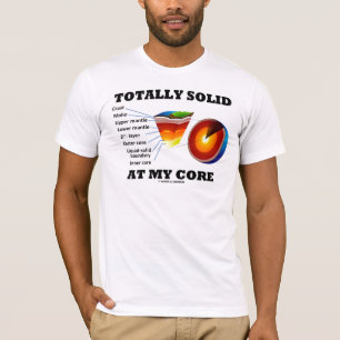 Totally Solid At My Core (Layers Of The Earth) T-Shirt