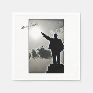 Totally Soviet Lenin Stylised Image Paper Napkin