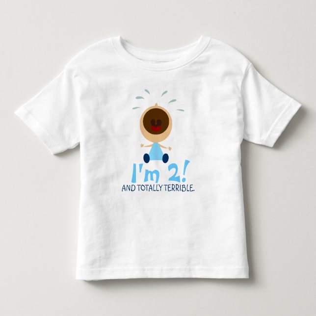 Totally Terrible Twos T-Shirt for Toddlers (Front)