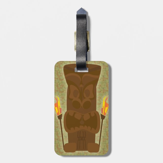 Totally Tiki Travel Tag (Back Vertical)