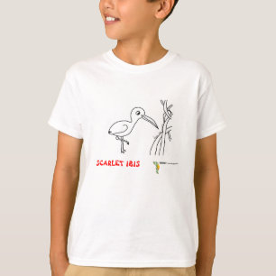 Totally Trini Scarlet Ibis T-Shirt Red