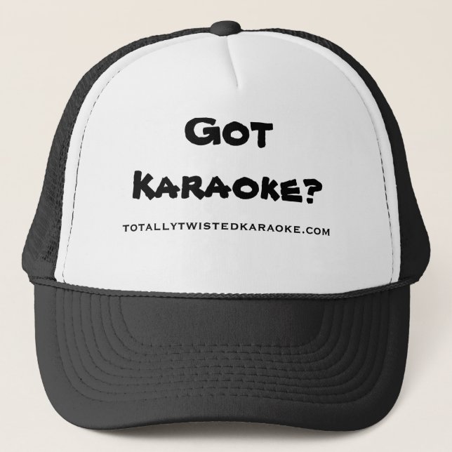 Totally Twisted Karaoke Hat (Got Karaoke?) (Front)