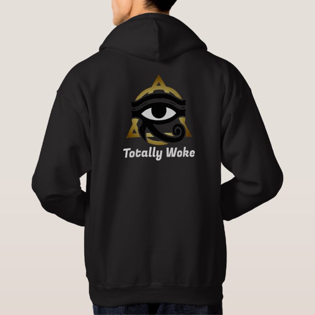 Totally Woke Logo Hoodie For Men (Back)