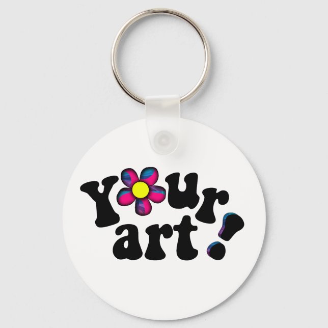 Totally YOU customised personal Keyring Bling (Front)