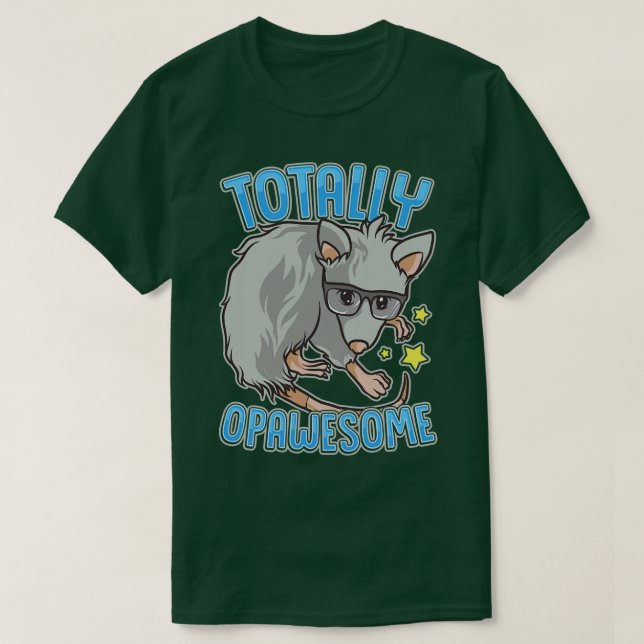Totaly Awesome Possum Gift T-Shirt (Design Front)