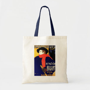 Tote: Aristide Bruant by Toulouse-Lautrec Tote Bag