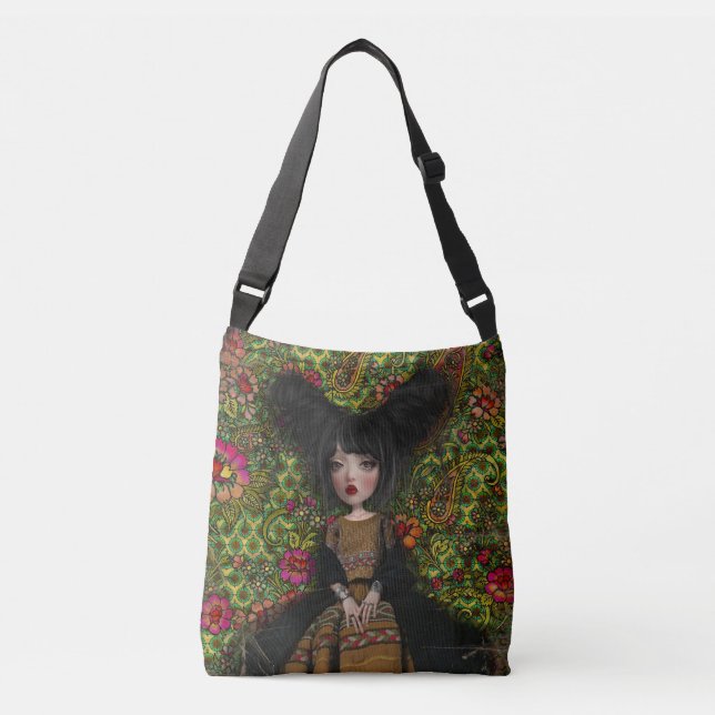 Tote art bag - Frida inspired 5 (Front)