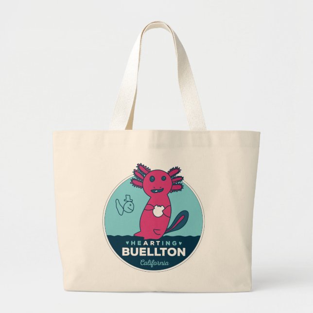 Tote - Axolotls Under the Sea - Buellton.Art  (Front)