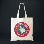 Tote Bag<br><div class="desc">Show your love of Sandra Boynton books with your very own Boynton Bookworks totebag. Perfect for carrying well-chewed board books,  blankies,  pacifiers,  juice cartons,  and various assorted sticky things that are not readily identifiable.</div>