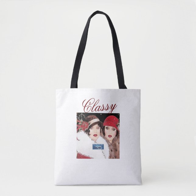 Tote Bag 1 Burg(Winter Red 3) RFPMDesigns ©️2024 (Front)
