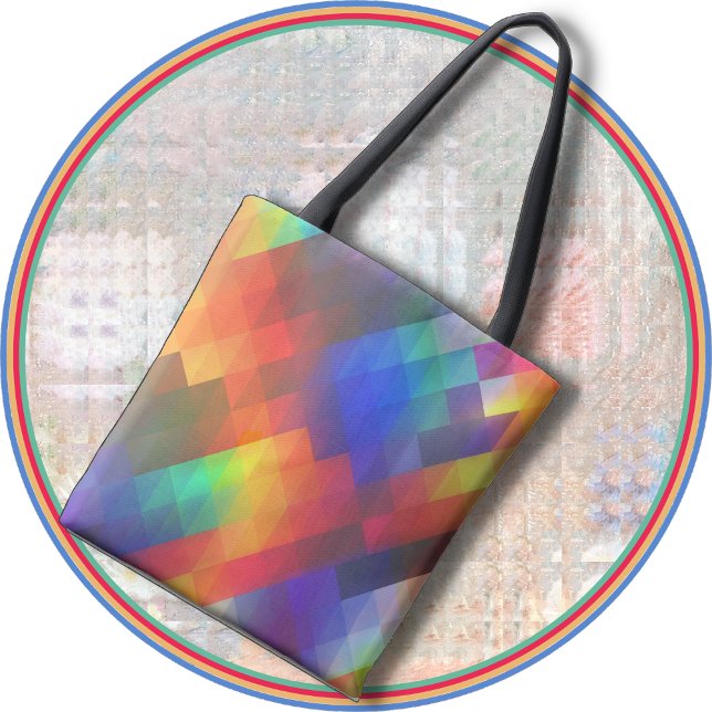 TOTE BAG - A Bag of Many Rainbow Colours (Creator Uploaded)