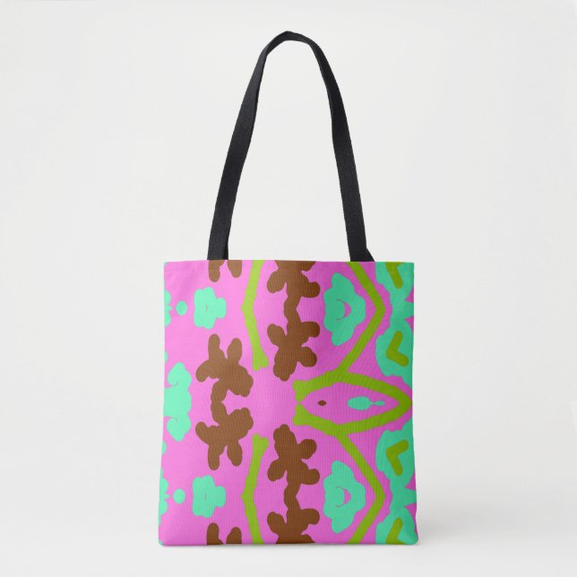 Tote Bag, A seamless elegant multicolor design Bag (Front)
