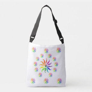 Tote Bag (ao) - Leaves in Colour Wheels