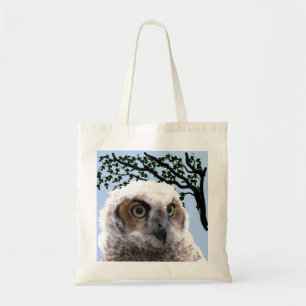 Tote Bag - Baby Owl Portrait