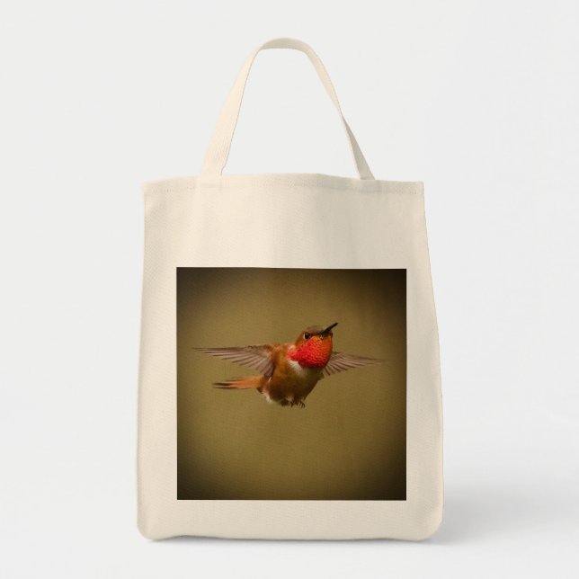 Tote Bag - beautiful hummingbird (Front)