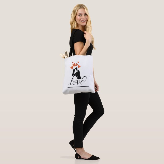 Tote Bag - Bicycle (On Model)