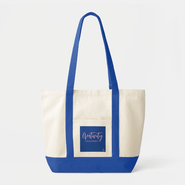 Tote Bag (Blue Lining) (Front)