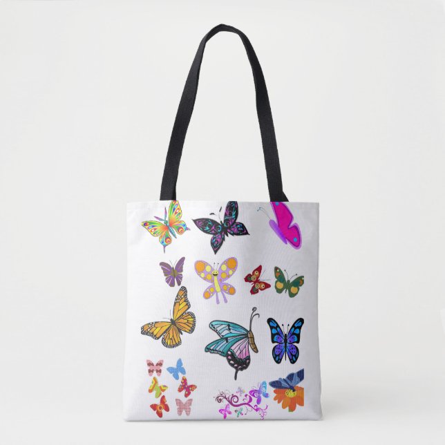 tote bag butterflies (Front)