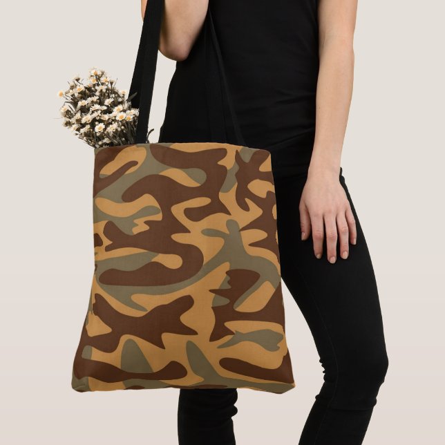 Tote Bag camouflage army (Close Up)