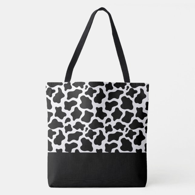 Tote Bag-Cow Print Bag (Front)