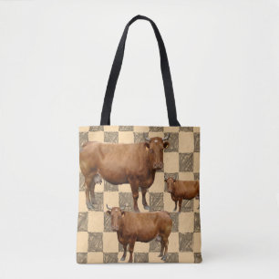 Tote bag cows