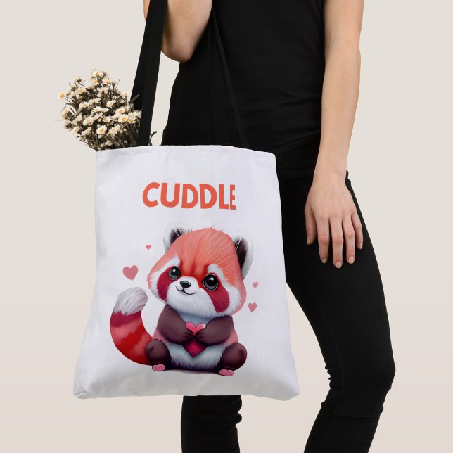 Tote Bag cuddle (Close Up)