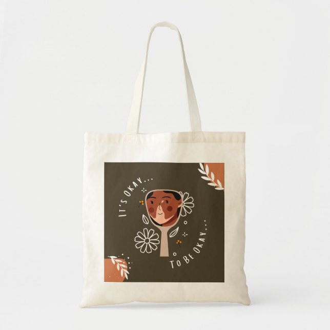 Tote Bag Design Simple Cute Convenient (Front)