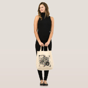 tote bag DNA helix patternedTote Bag