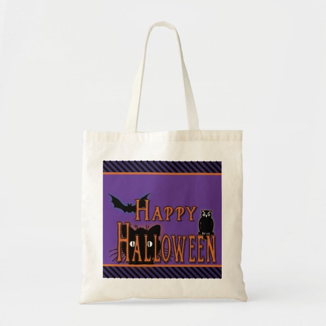 Tote Bag For Happy Halloween (Front)