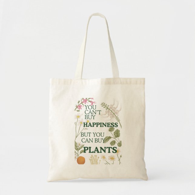 Tote Bag for Plant Lovers and Gardeners (Front)