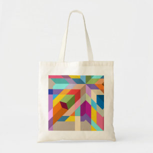 Tote Bag. Geometric elements. Striking Patterns   Bag