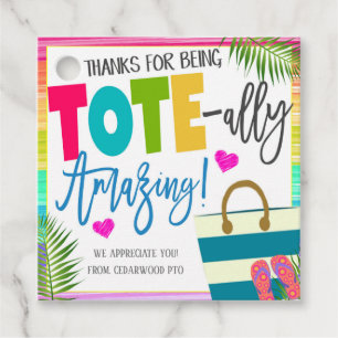  Tote Bag Gift Tag
