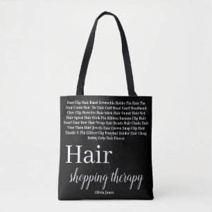 Tote Bag Hair Accessories Shopping Therapy