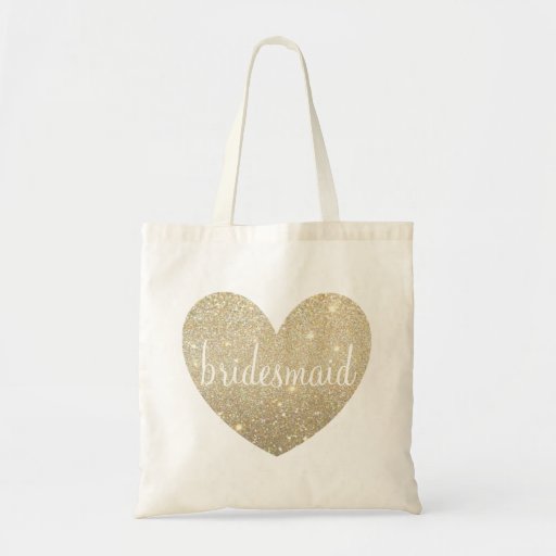 Image of Tote Bag | Heart Fab Bridesmaid - See Description