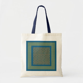Tote Bag, Hearts and Check Gingham Pattern