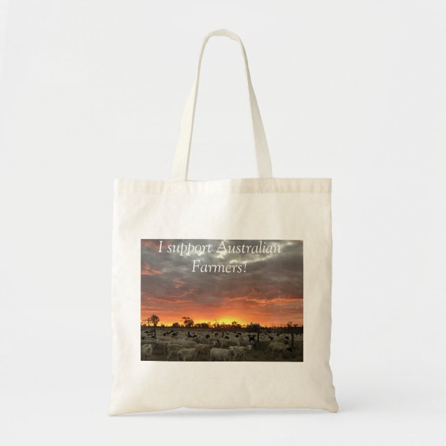 Tote bag - I support Australian Farmers! (Front)