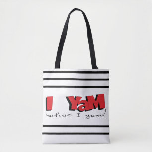 Tote Bag, "I Yam What I Yam" Bag
