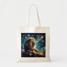 Tote bag image sign Leo