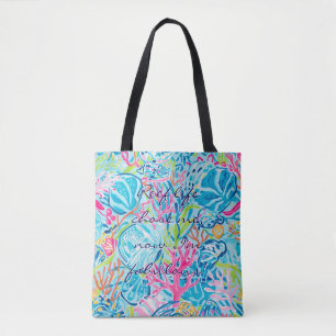 Tote bag in stylish graphic