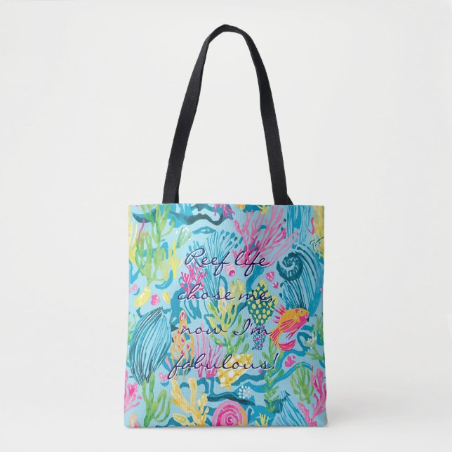Tote bag in stylish graphic (Front)
